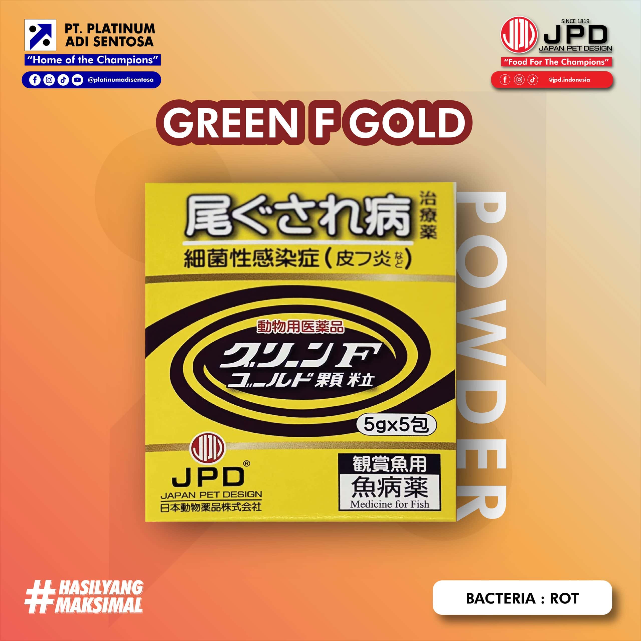 GREEN F GOLD