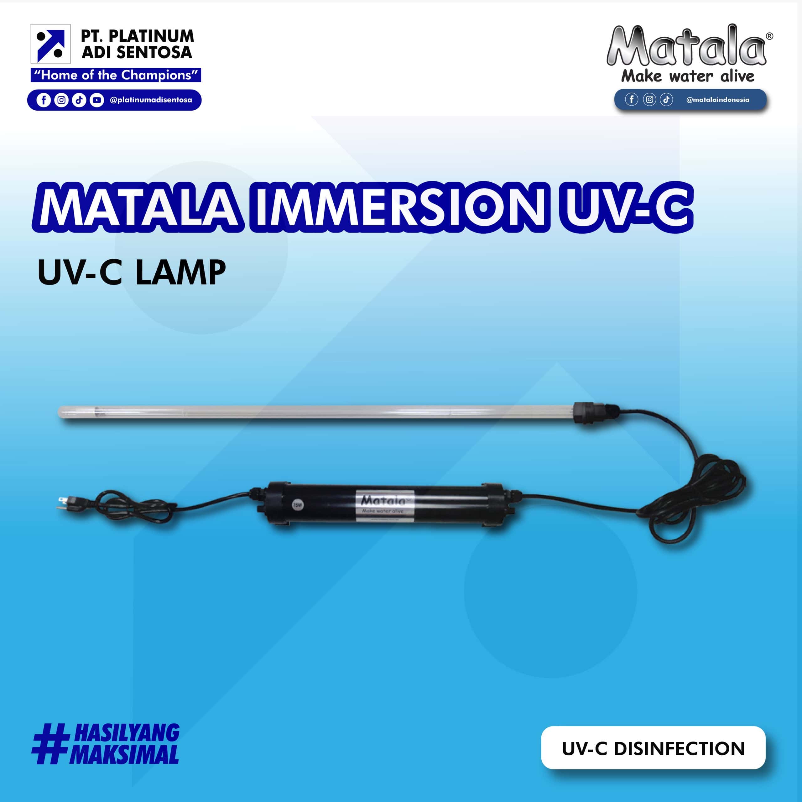 MATALA IMMERSION UV-C PHILIPS