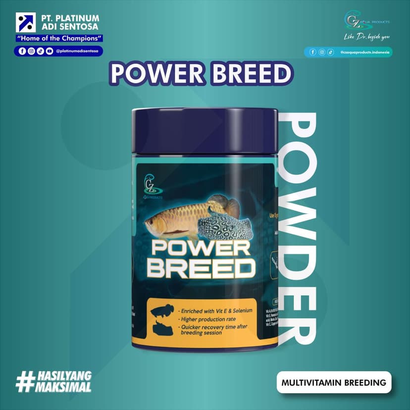CZ Aqua Product_Power Breed_Cover Depan