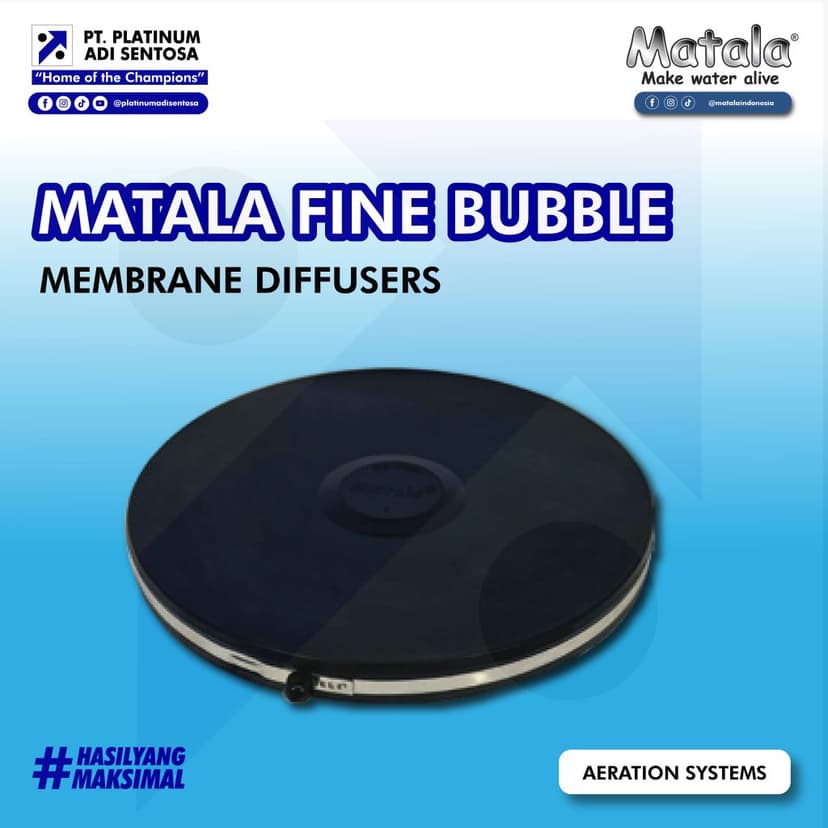 01 Matala_Fine Bubble Membrane Diffuser_Cover Depan