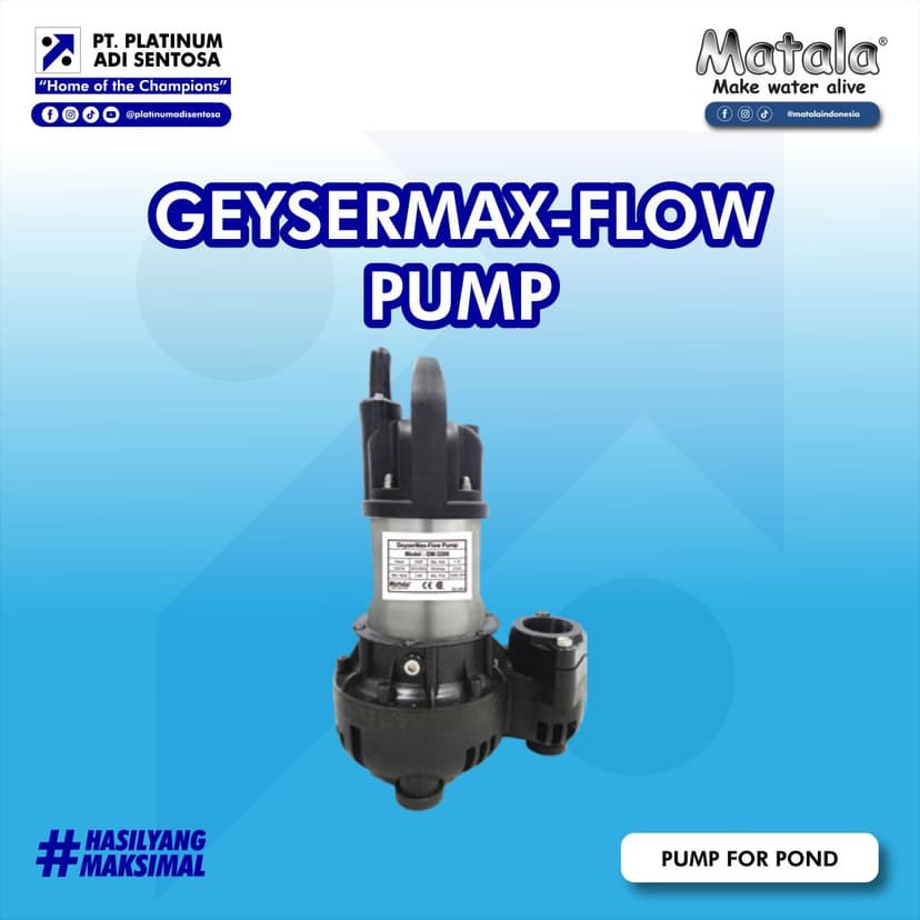 01 Matala_Geysermax-Flow Pump_Cover Depan