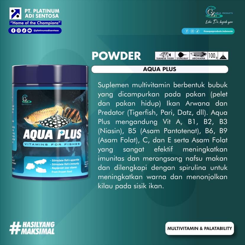 CZ Aqua Product_Aqua Plus_Deskripsi
