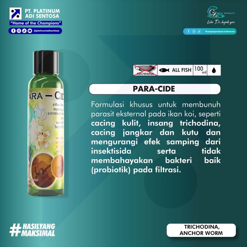 CZ Aqua Product_Para-cide_Deskripsi