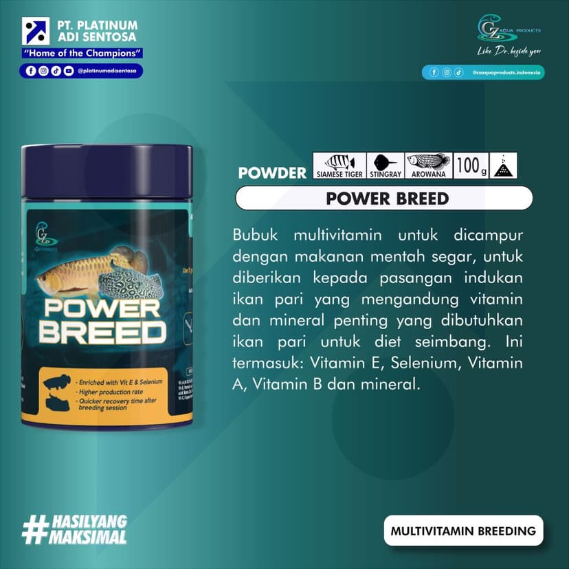 CZ Aqua Product_Power Breed_Deskripsi