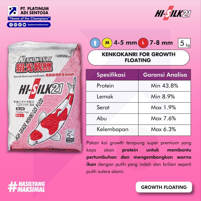 02 Hi-Silk_Kenkokanri For Growth Floating_Spesifikasi