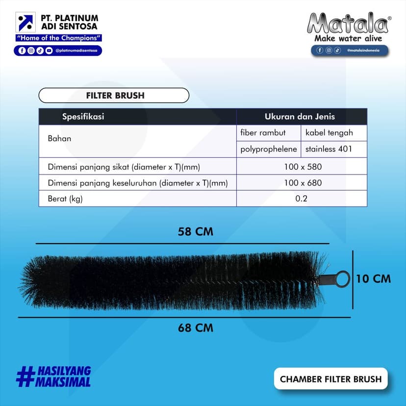 02 Matala Filter Brush_Spesifikasi