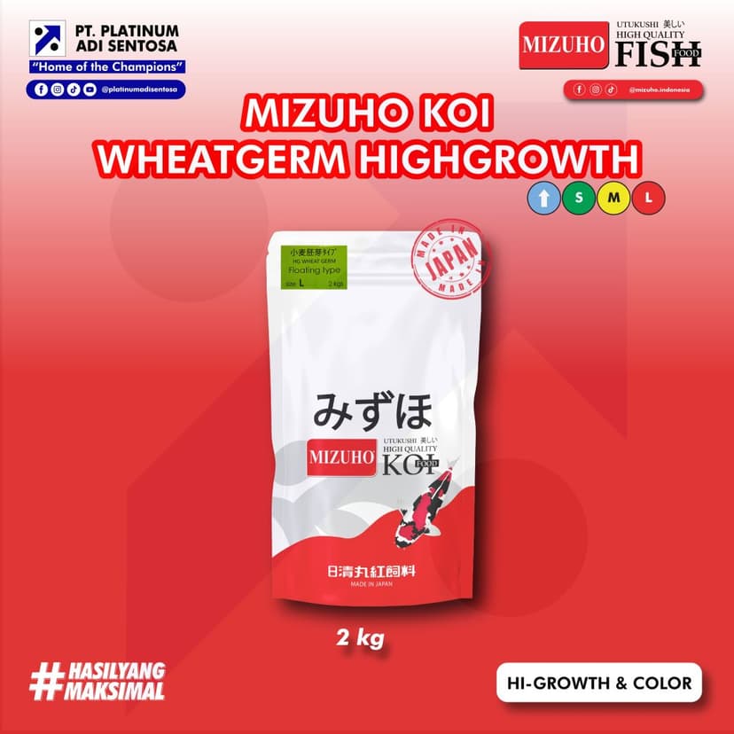 Mizuho Koi Wheatgerm Highgrowth_Kemasan
