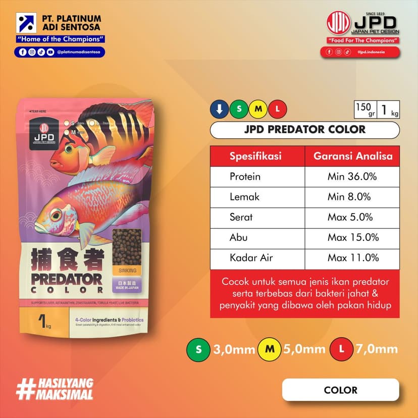 03 JPD_Predator Color_Spesifikasi