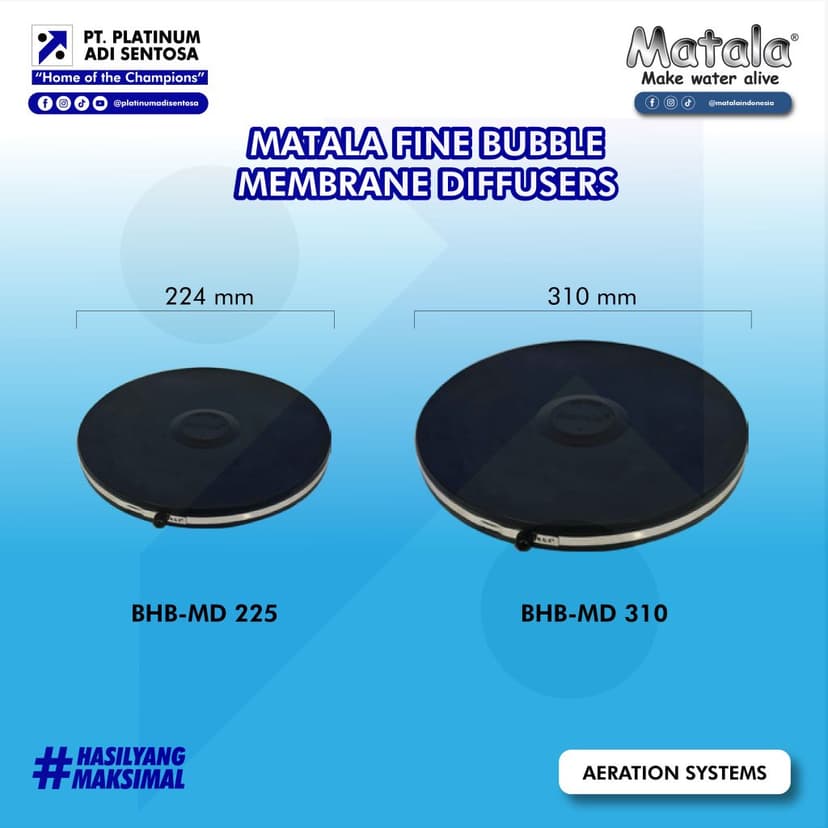 03 Matala_Fine Bubble Membrane Diffuser_Varian