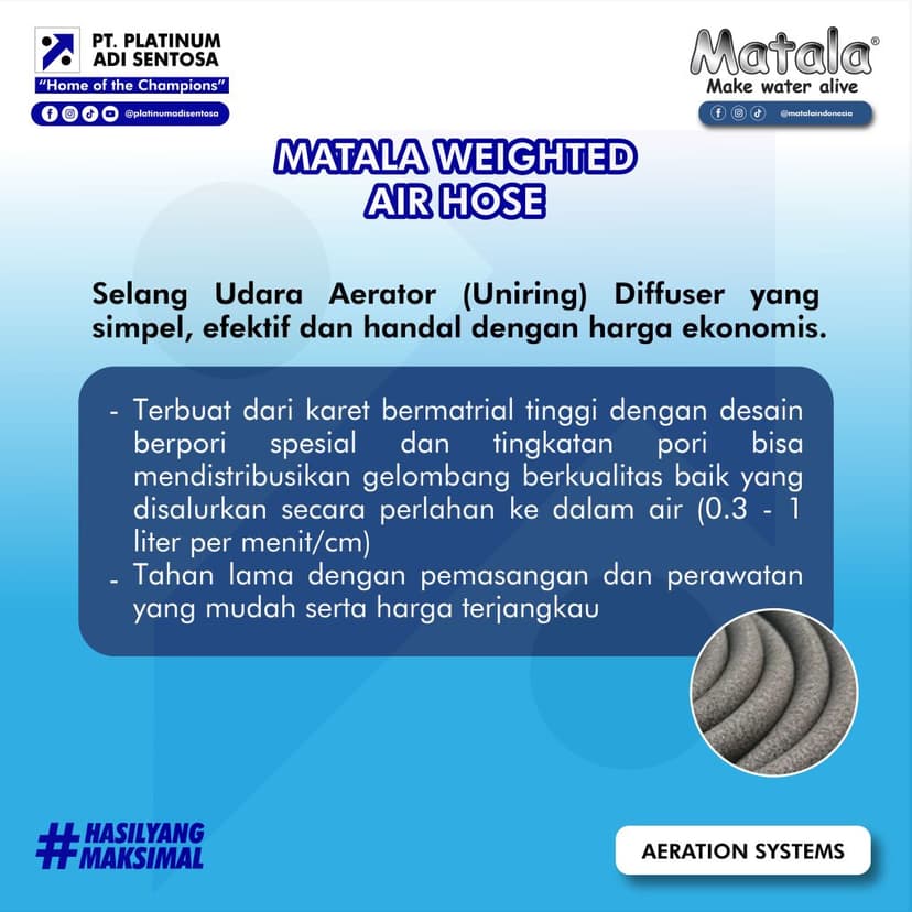 03 Matala_Weighted Air Hose_Deskripsi