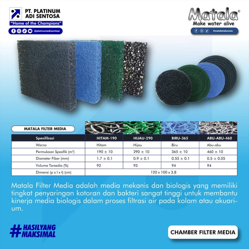 07 JPD_Matala Filter Media_Spesifikasi