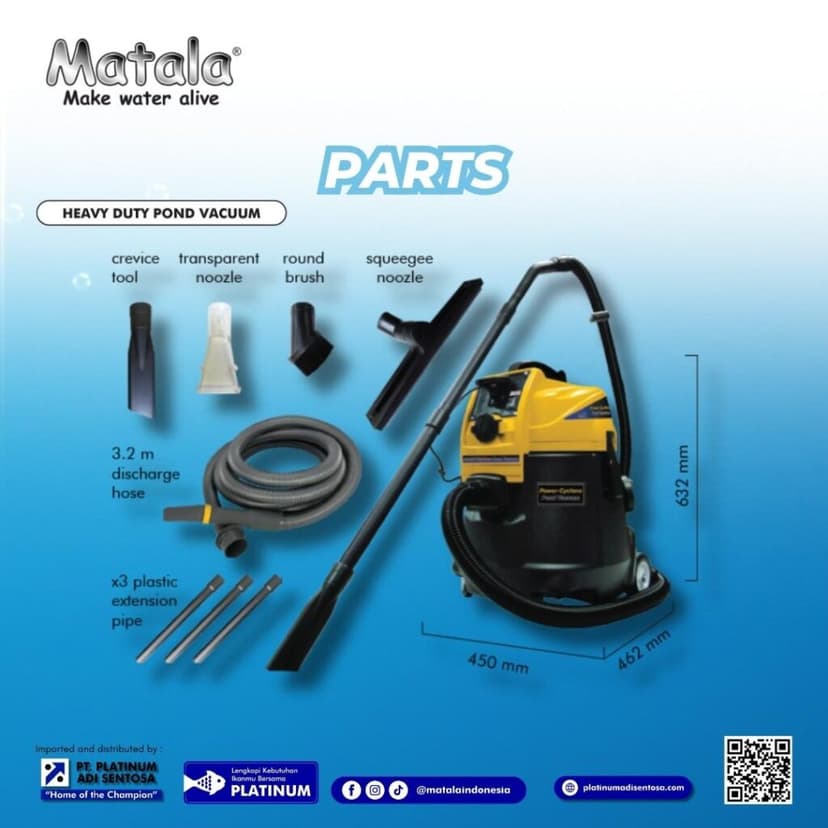 Matala Heavy Duty Pond Vacuum_Parts