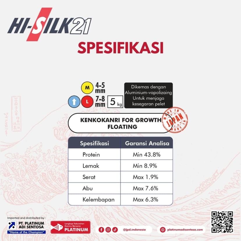 Kenkokanri Growth Floating_Spesifikasi