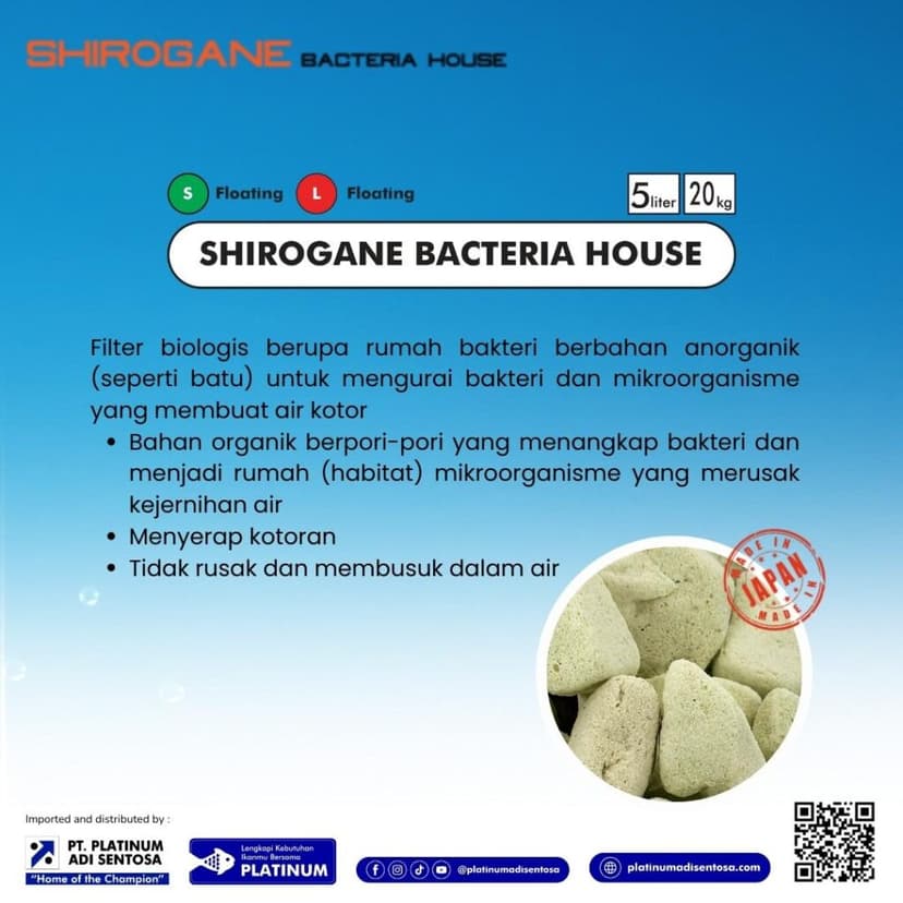 Shirogane Bacteria House_Spesifikasi