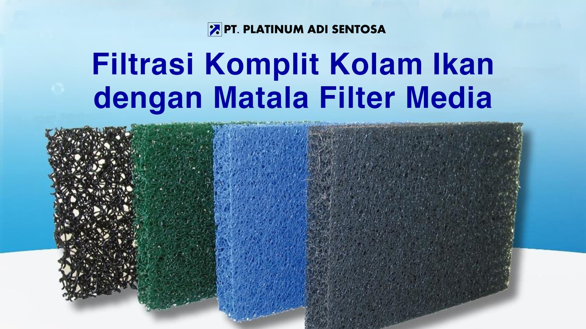 Filtrasi Komplit Kolam Ikan dengan Matala Filter Media