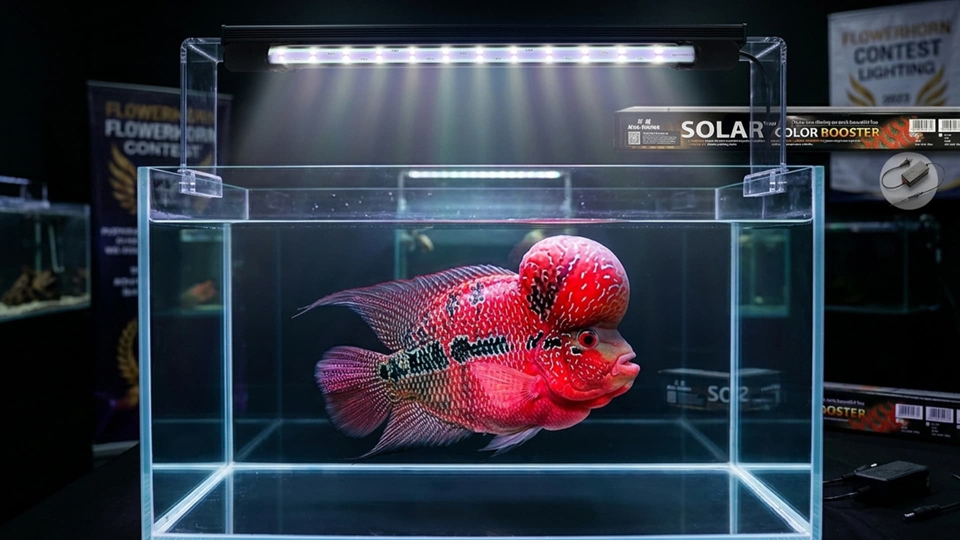 Lampu Kontes Ikan Louhan: Rahasia Warna Maksimal Tanpa Risiko UV