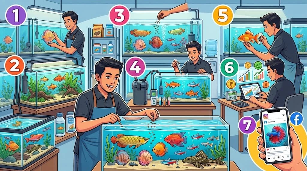 7 Tips Bisnis Budidaya Ikan Hias Premium untuk Pemula
