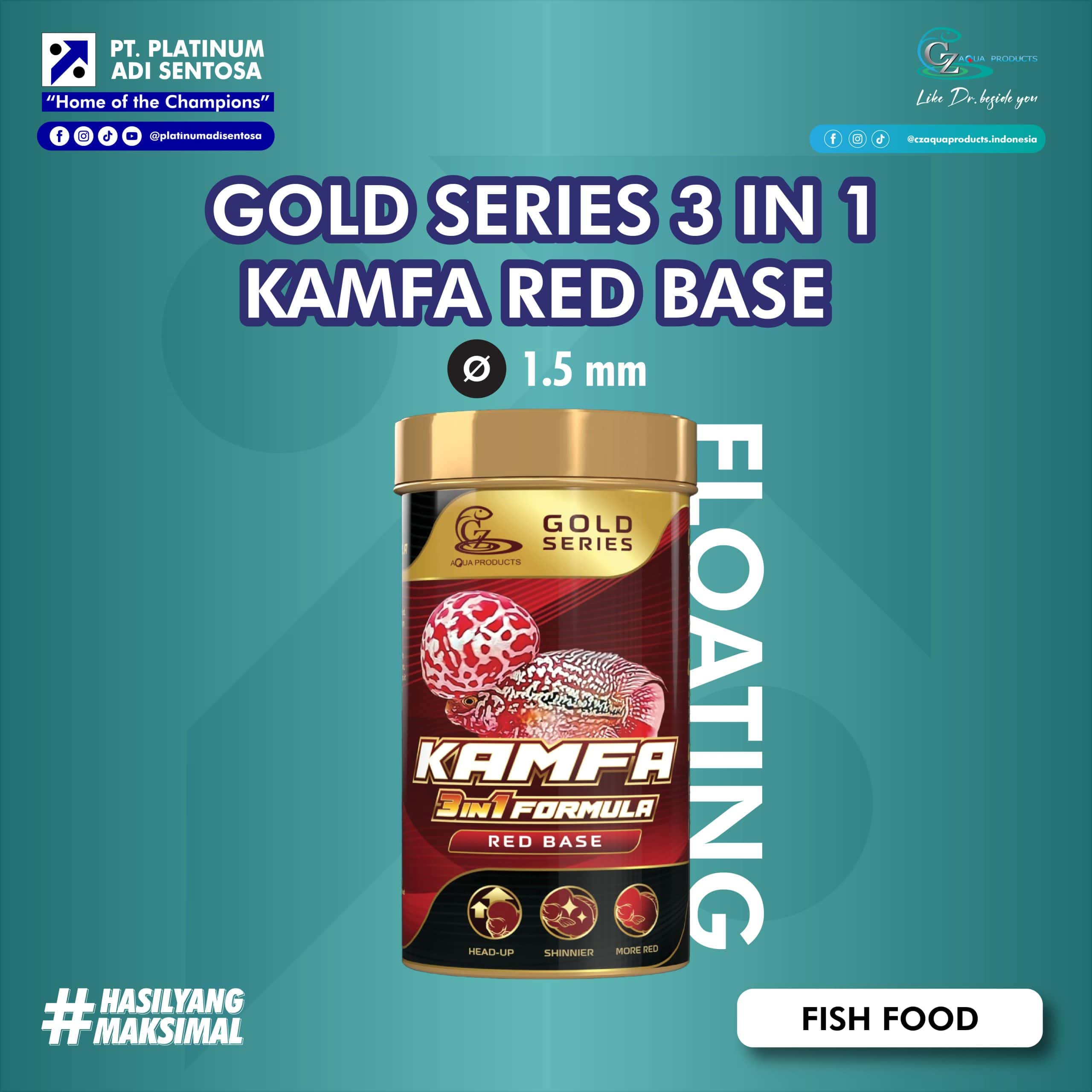 GOLD SERIES 3 in 1 KAMFA RED BASE