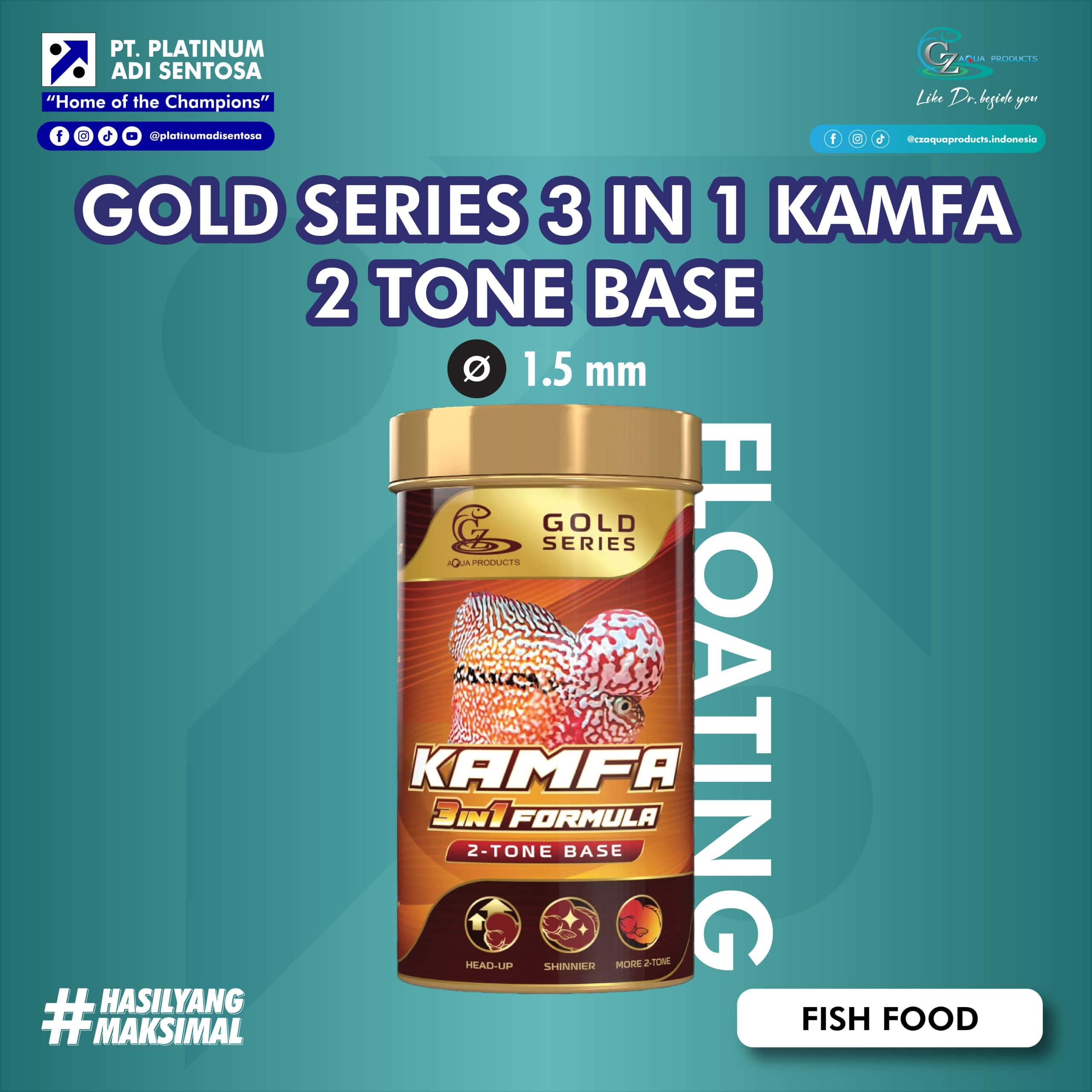 GOLD SERIES 3 in 1 KAMFA 2 TONE BASE