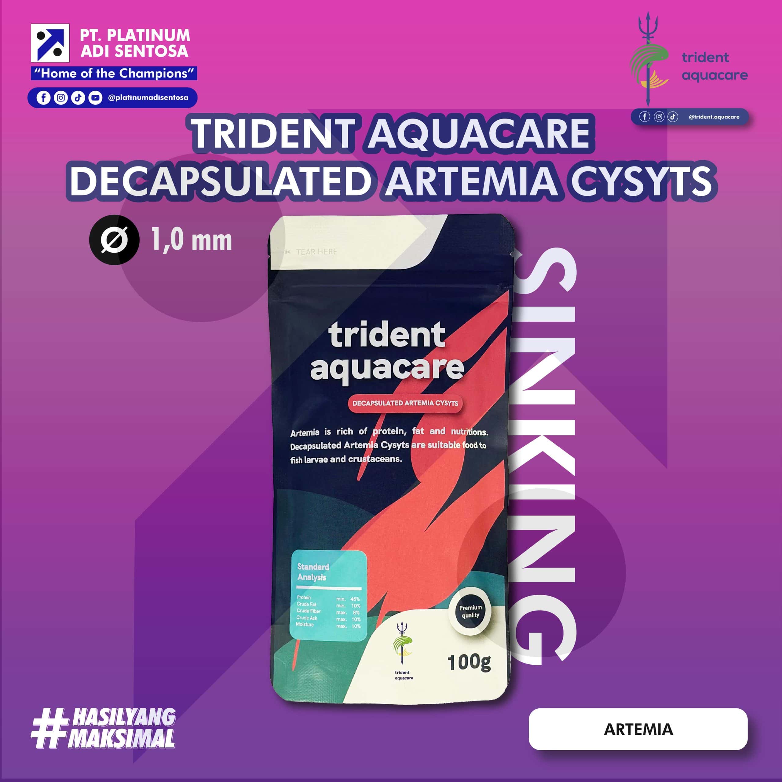 DECAPSULATED ARTEMIA CYSYTS