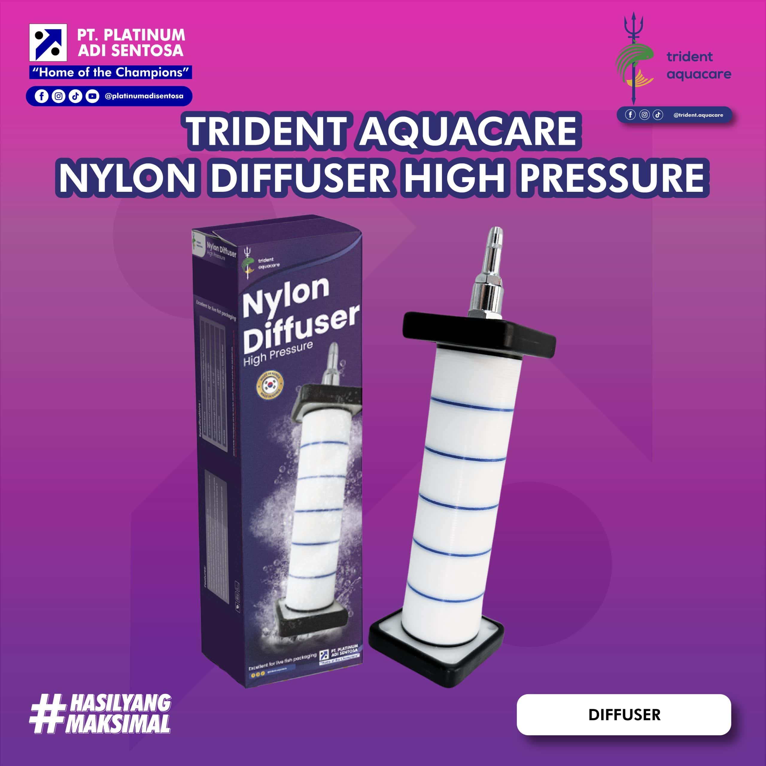 NYLON DIFFUSERS HIGH PRESSURE